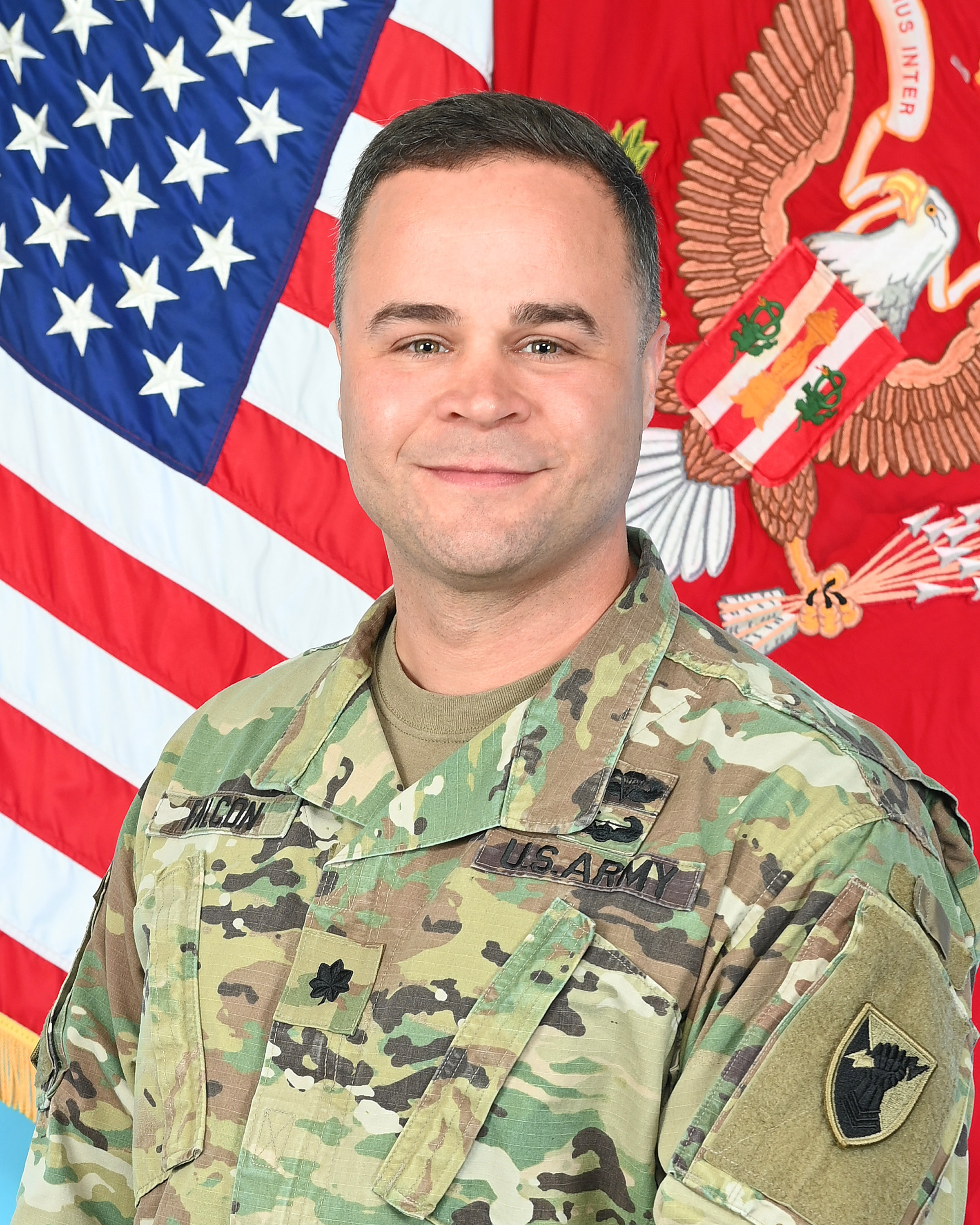 Militaria US ARMY 35th ADA Air Defense Artillery Brigade OD Green